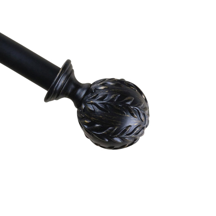 Urbanest 1-inch Diameter Vine Adjustable Single Drapery Curtain Rod