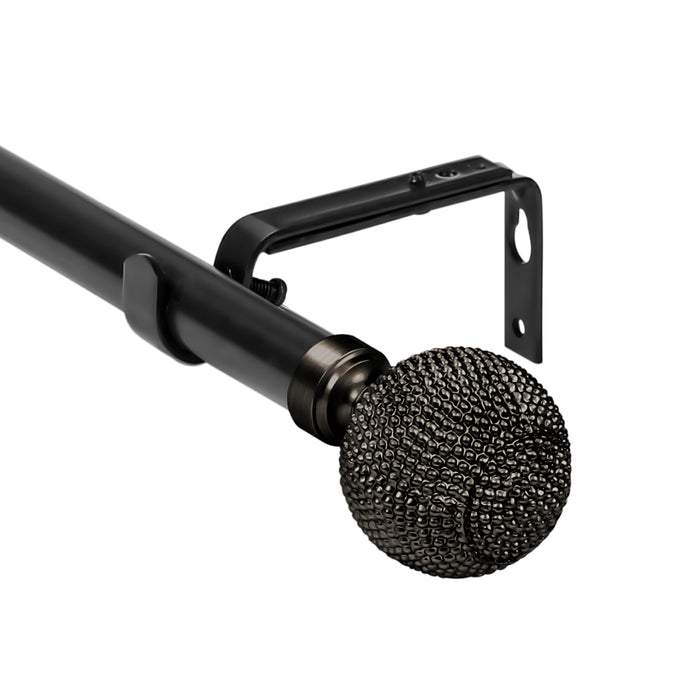 Urbanest 1-inch Diameter Giato Adjustable Single Drapery Curtain Rod