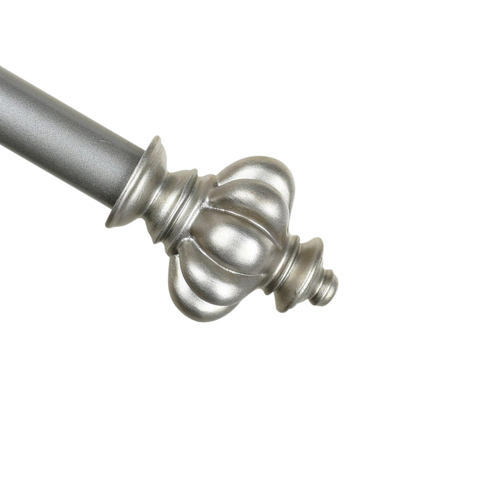 Urbanest 1-inch Regina Adjustable Single Drapery Curtain Rod - 6 Finishes