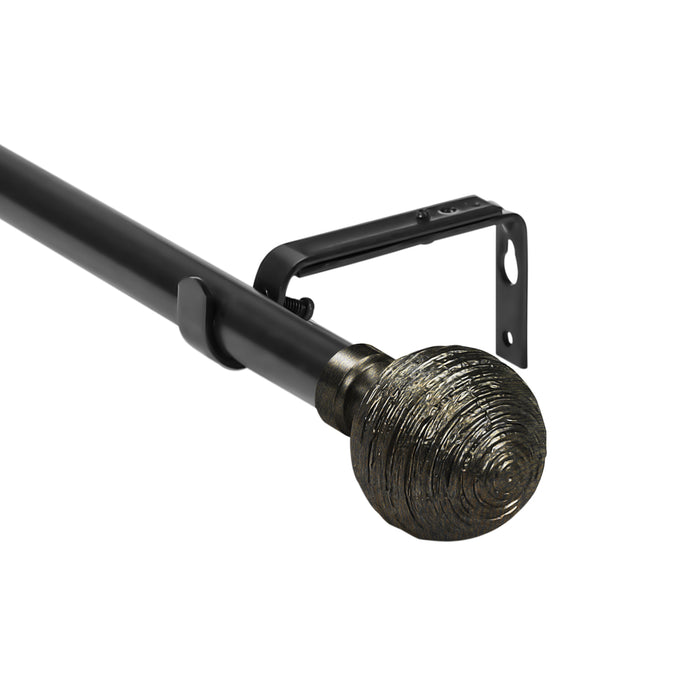 Urbanest 1-inch Diameter Favo Adjustable Single Drapery Curtain Rod