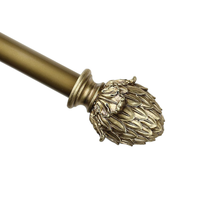 Urbanest 1-inch Diameter Artichoke Adjustable Single Drapery Curtain Rod