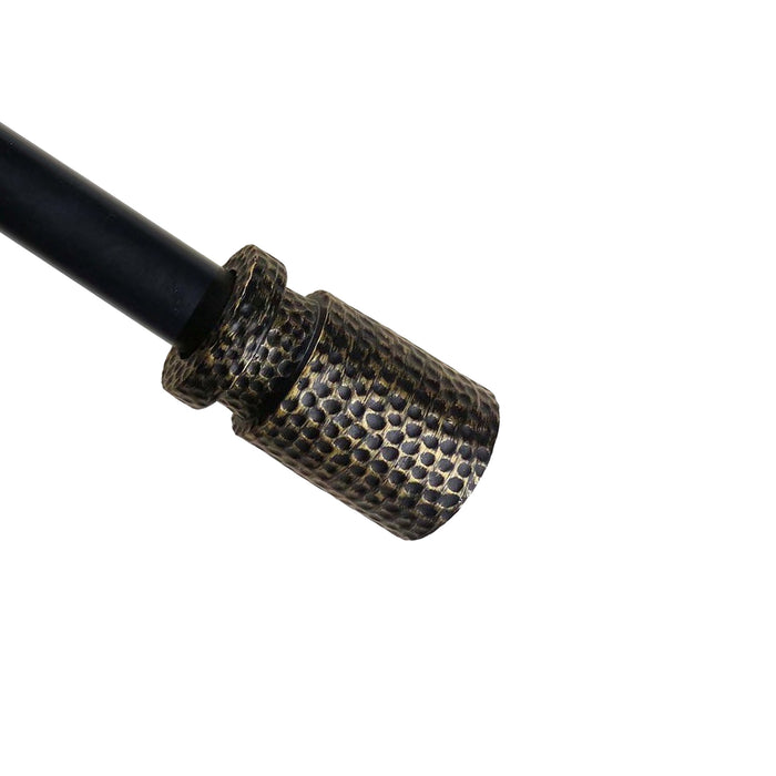Urbanest 1-inch Fossetta Adjustable Single Drapery Curtain Rod - 6 Finishes
