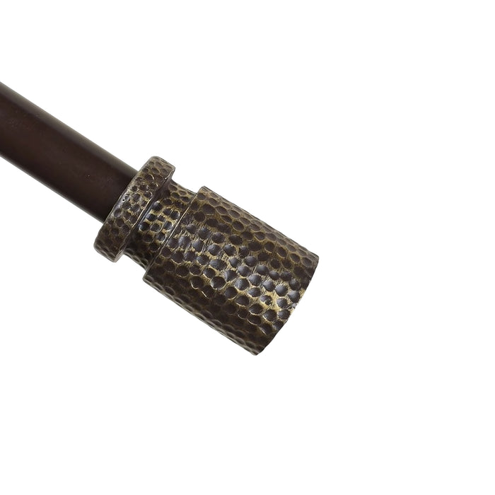 Urbanest 1-inch Fossetta Adjustable Single Drapery Curtain Rod - 6 Finishes