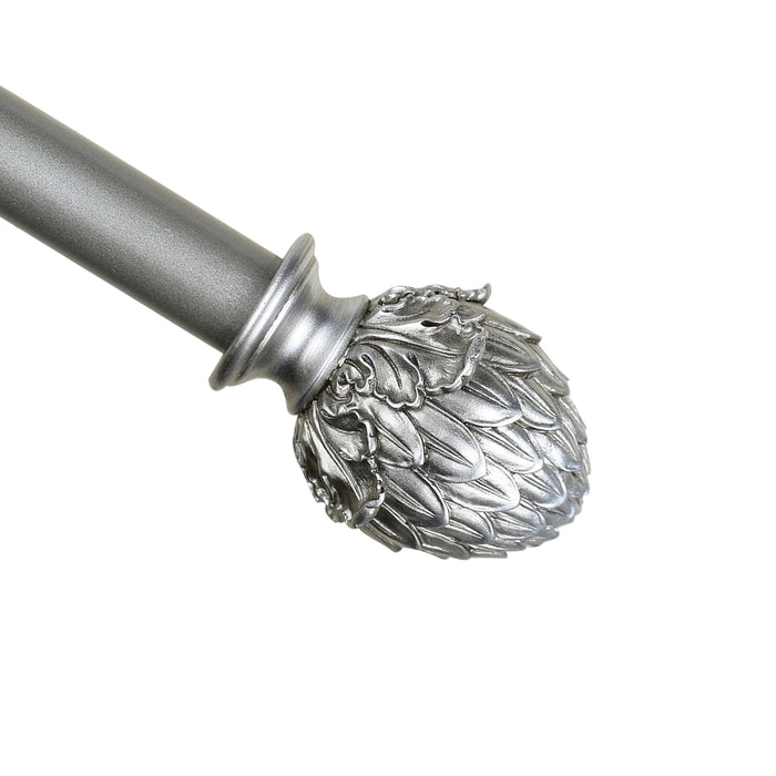 Urbanest 1-inch Diameter Artichoke Adjustable Single Drapery Curtain Rod