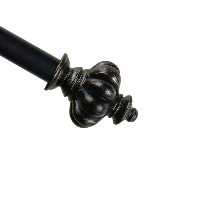 Urbanest 1-inch Regina Adjustable Single Drapery Curtain Rod - 6 Finishes