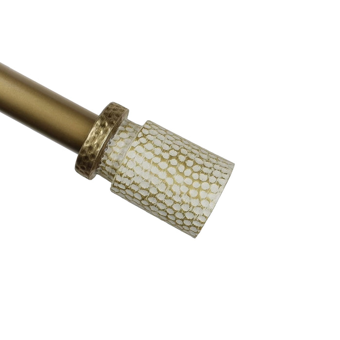 Urbanest 1-inch Fossetta Adjustable Single Drapery Curtain Rod - 6 Finishes