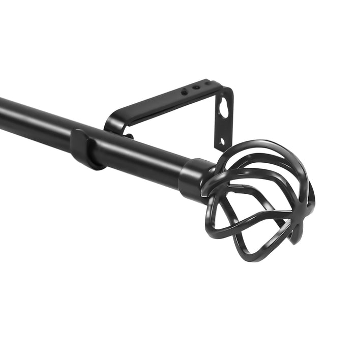 Urbanest 1-inch Diameter Zeffoli Adjustable Single Drapery Curtain Rod