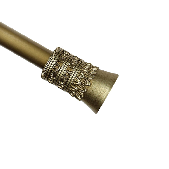 Urbanest 1-inch Diameter Tribale Adjustable Single Drapery Curtain Rod