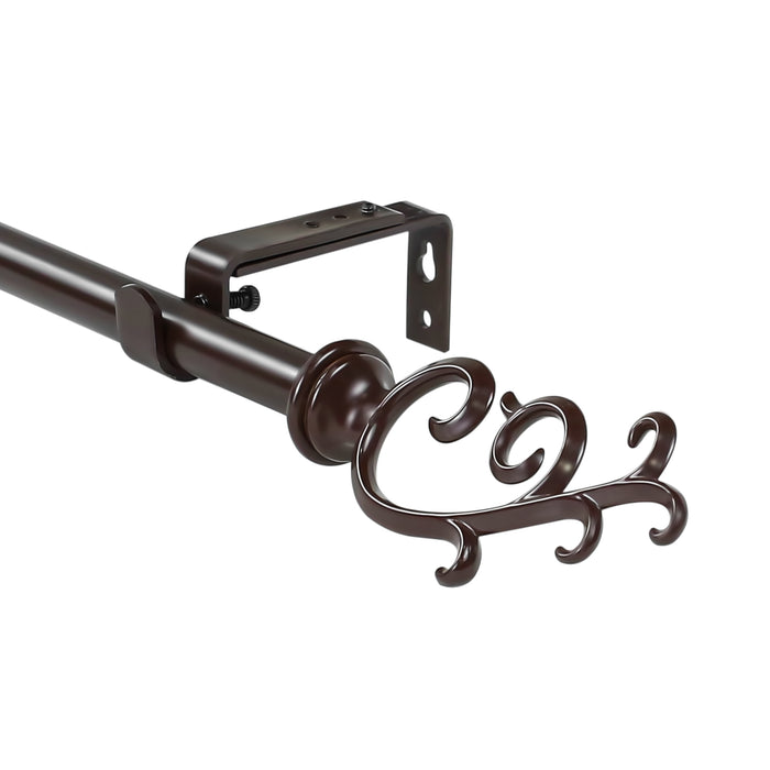 Urbanest 5-8-inch Diameter Julietta Adjustable Single Drapery Curtain Rod