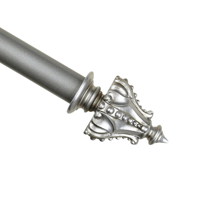 Urbanest 1-inch Diameter Regale Adjustable Single Drapery Curtain Rod