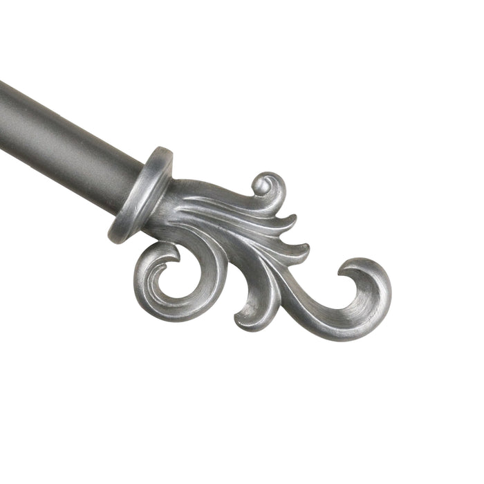 Urbanest 1-inch Diameter Coda Adjustable Single Drapery Curtain Rod