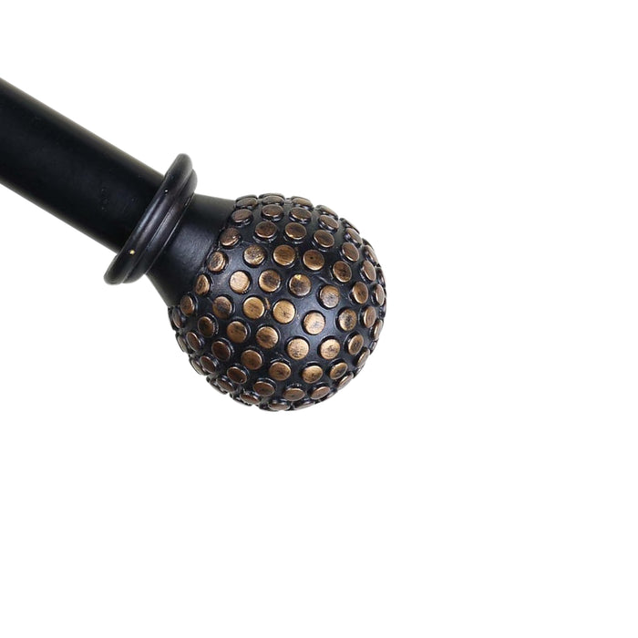 Urbanest 1-inch Diameter Tola Adjustable Single Drapery Curtain Rod