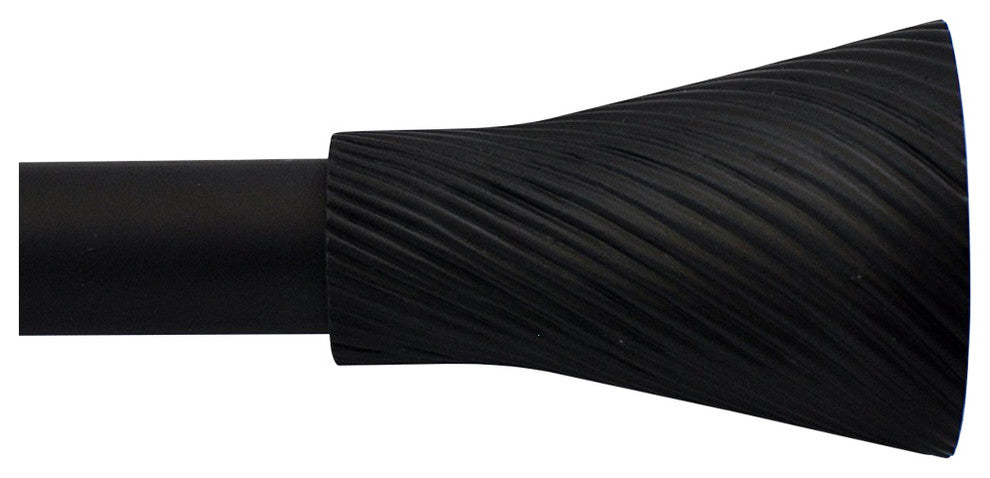 Torsion Window Drapery Curtain Rod Set
