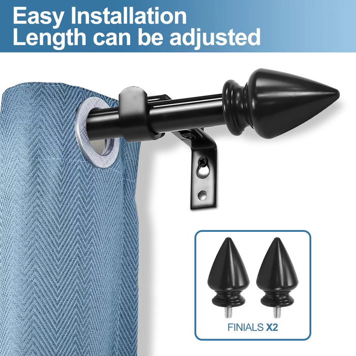 Urbanest Adjustable Lance Drapery Rod Set