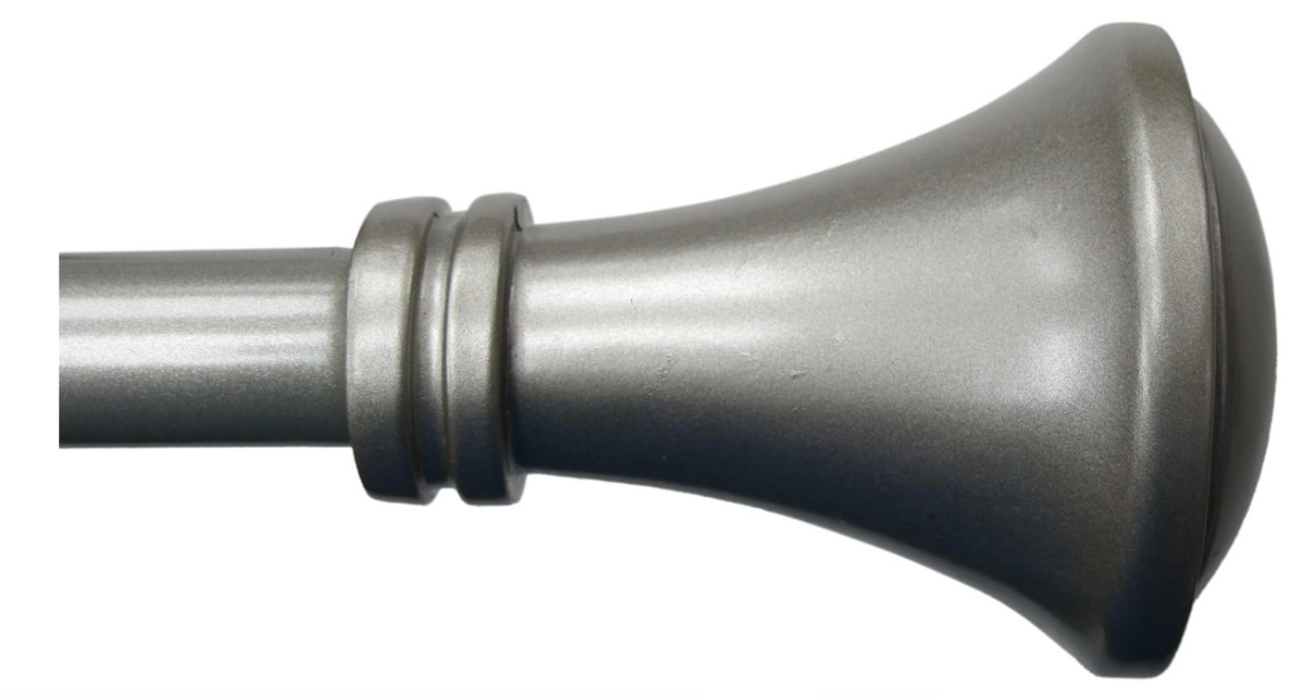 Urbanest Trumpet Window Curtain Drapery Rod Set