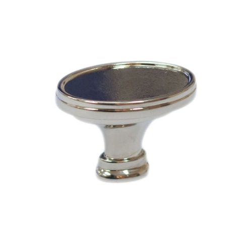 Fleetwood Oval Cabinet Hardware Knob - 4 Finishes