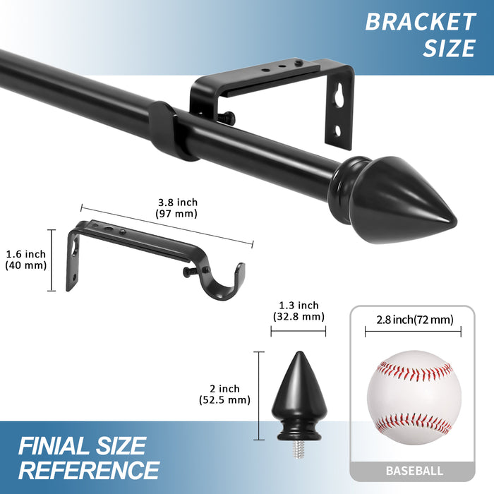 Urbanest Adjustable Lance Drapery Rod Set
