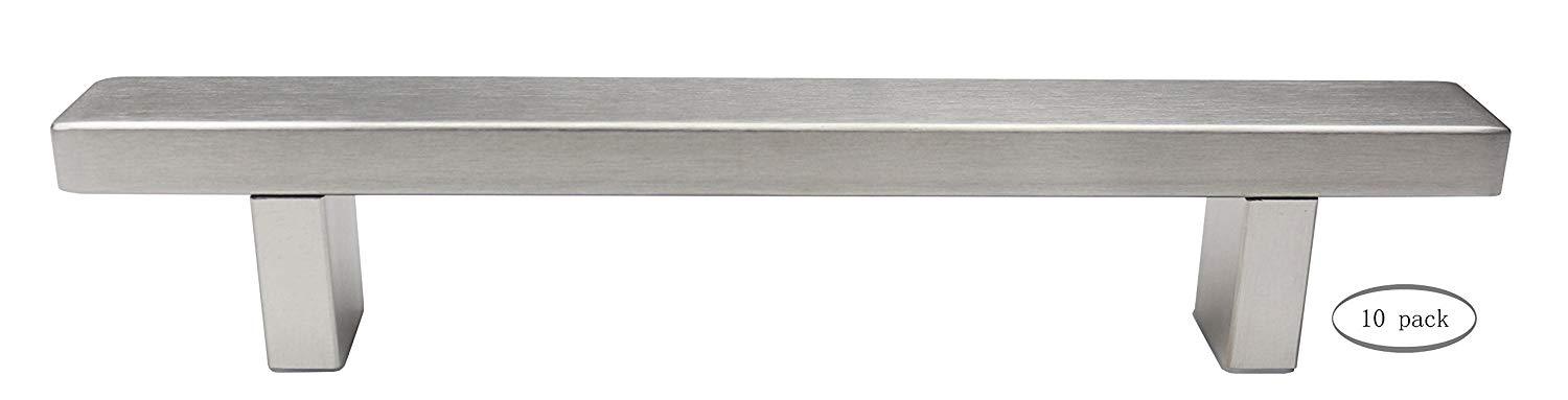 Urbanest Set of 10 Cabinet Pulls, Brushed Satin Nickel