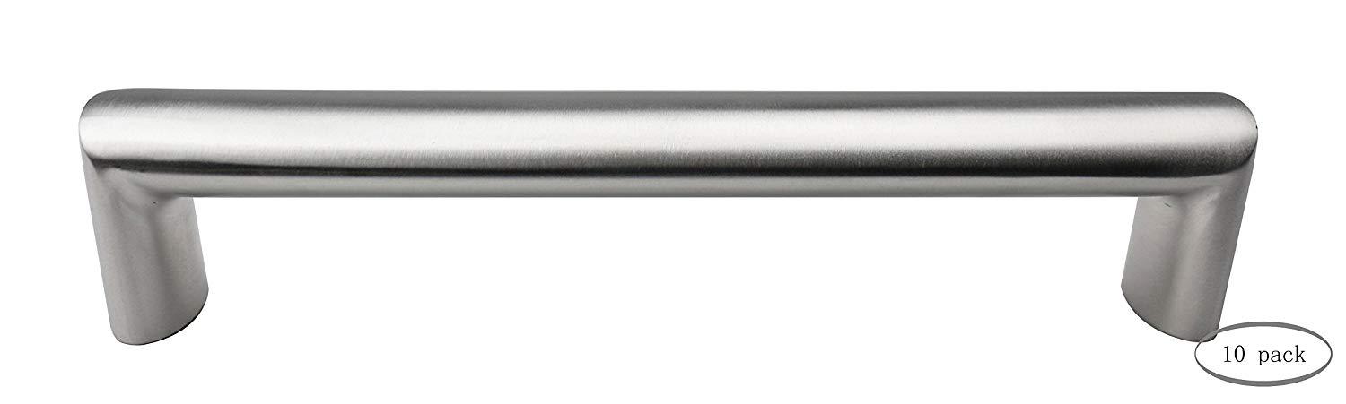 Urbanest Set of 10 Cabinet Pulls, Brushed Satin Nickel