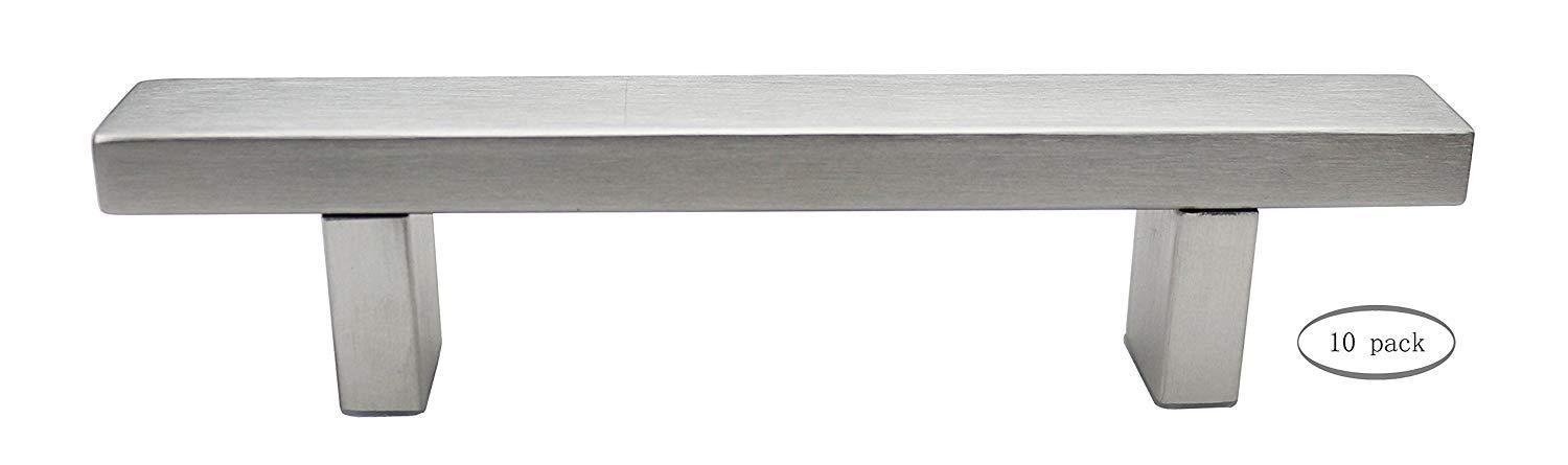 Urbanest Set of 10 Cabinet Pulls, Brushed Satin Nickel