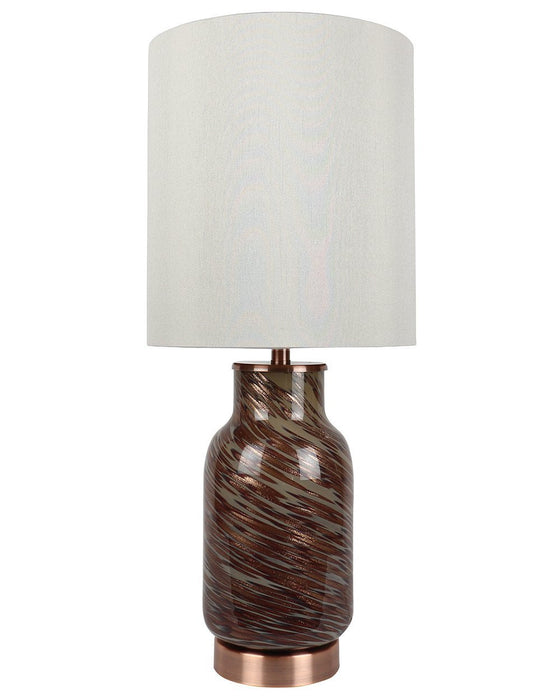 Art Glass Table Lamp - 2 Finishes