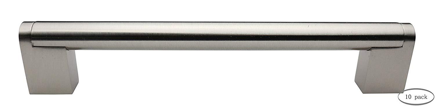 Urbanest Set of 10 Cabinet Pulls, Brushed Satin Nickel