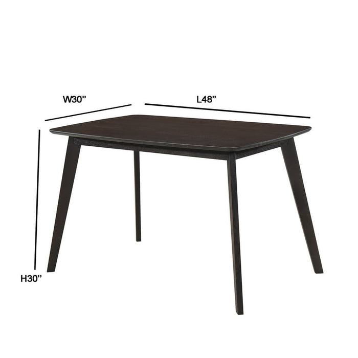 Urbanest Modern Dining Table 48 Inch Kitchen Table with Solid Wood Leg Finish Dinner Table Dining Room Home Furniture