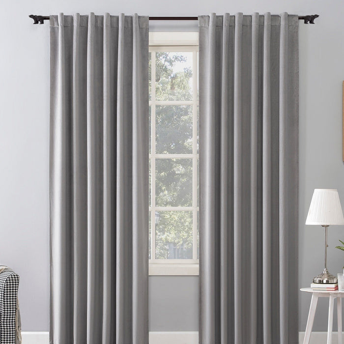 Urbanest 3-4-inch Adjustable Drapery Curtain Rod with Bear Finial