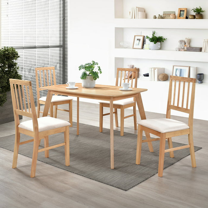 Urbanest Modern Dining Table 48 Inch Kitchen Table with Solid Wood Leg Finish Dinner Table Dining Room Home Furniture