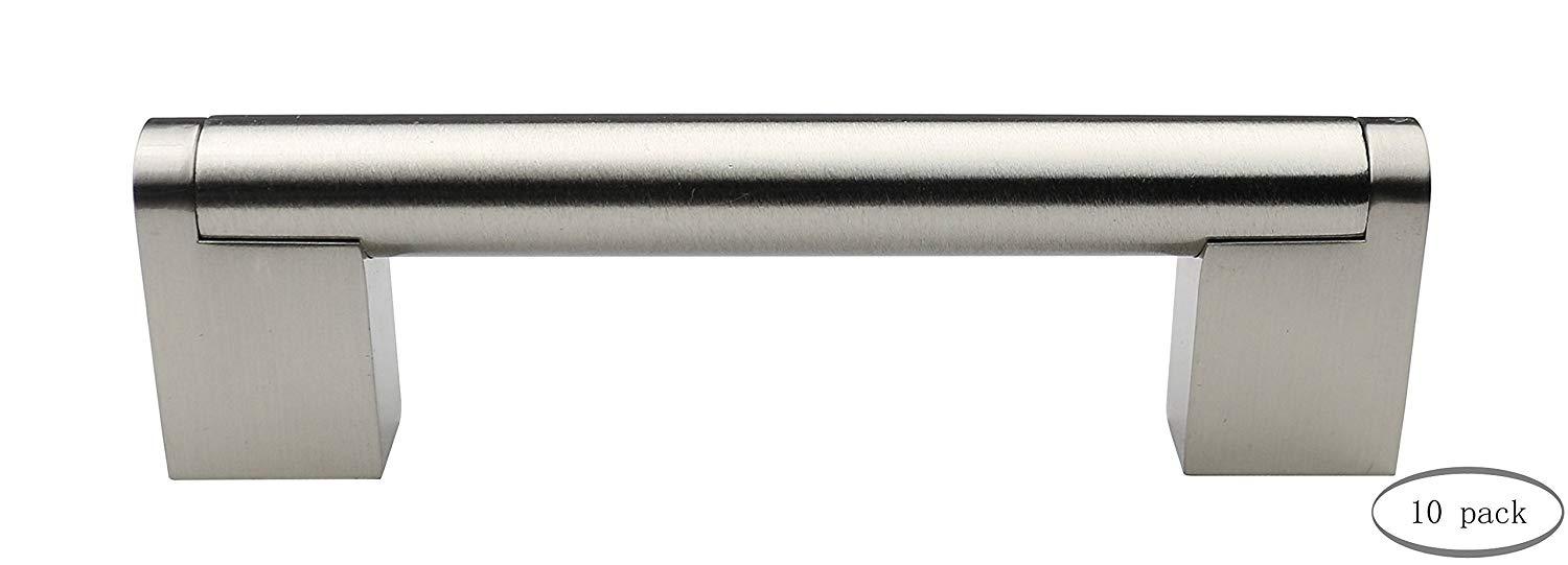 Urbanest Set of 10 Cabinet Pulls, Brushed Satin Nickel