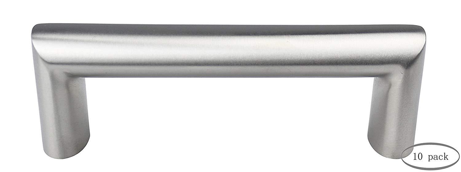 Urbanest Set of 10 Cabinet Pulls, Brushed Satin Nickel