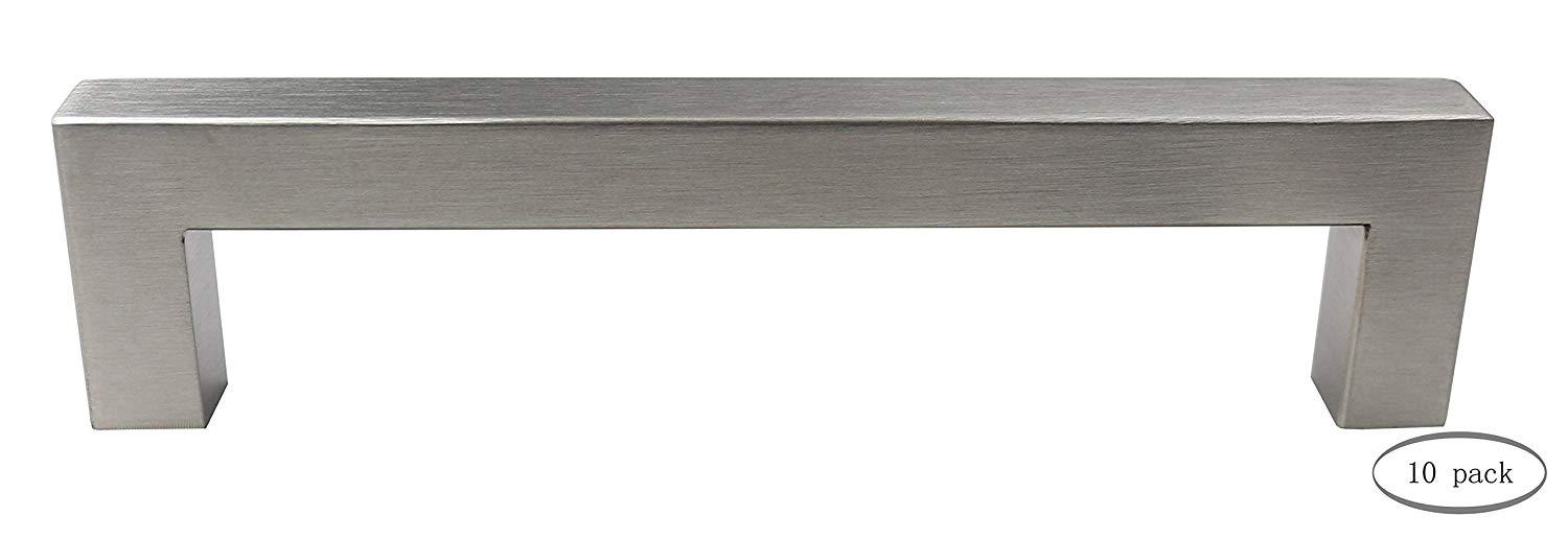 Urbanest Set of 10 Cabinet Pulls, Brushed Satin Nickel