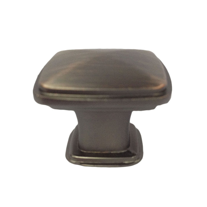 Alston Cabinet Hardware Knob 1-1/4 Inch Square - 10 Pack