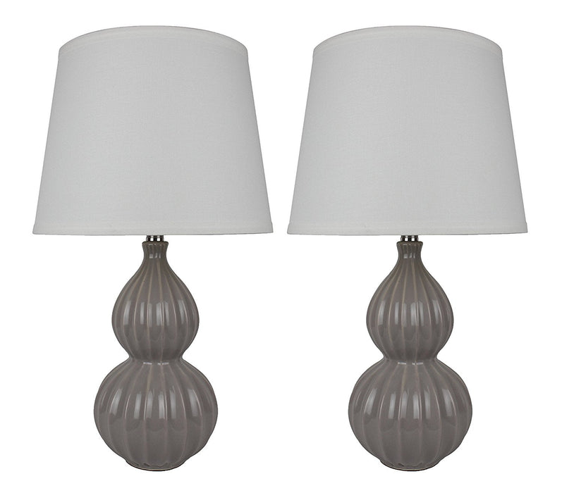 Aiden Table Lamps with Shades - 3 Finishes
