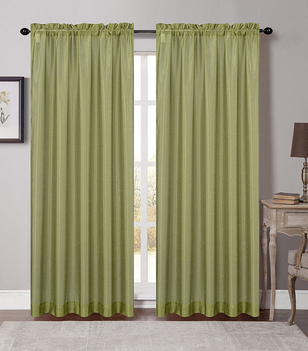 Soho Sheer Drapery Curtain Panels - 5 Colors