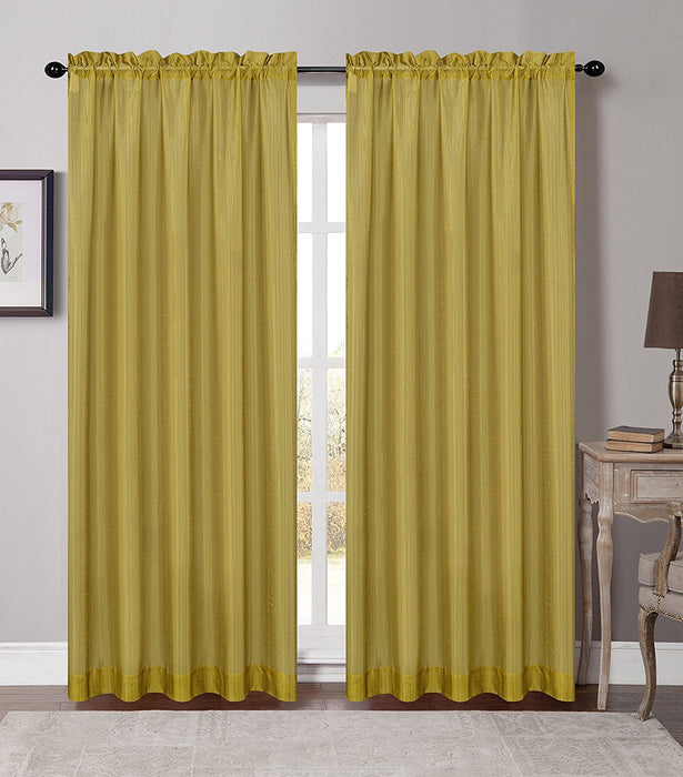 Soho Sheer Drapery Curtain Panels - 5 Colors