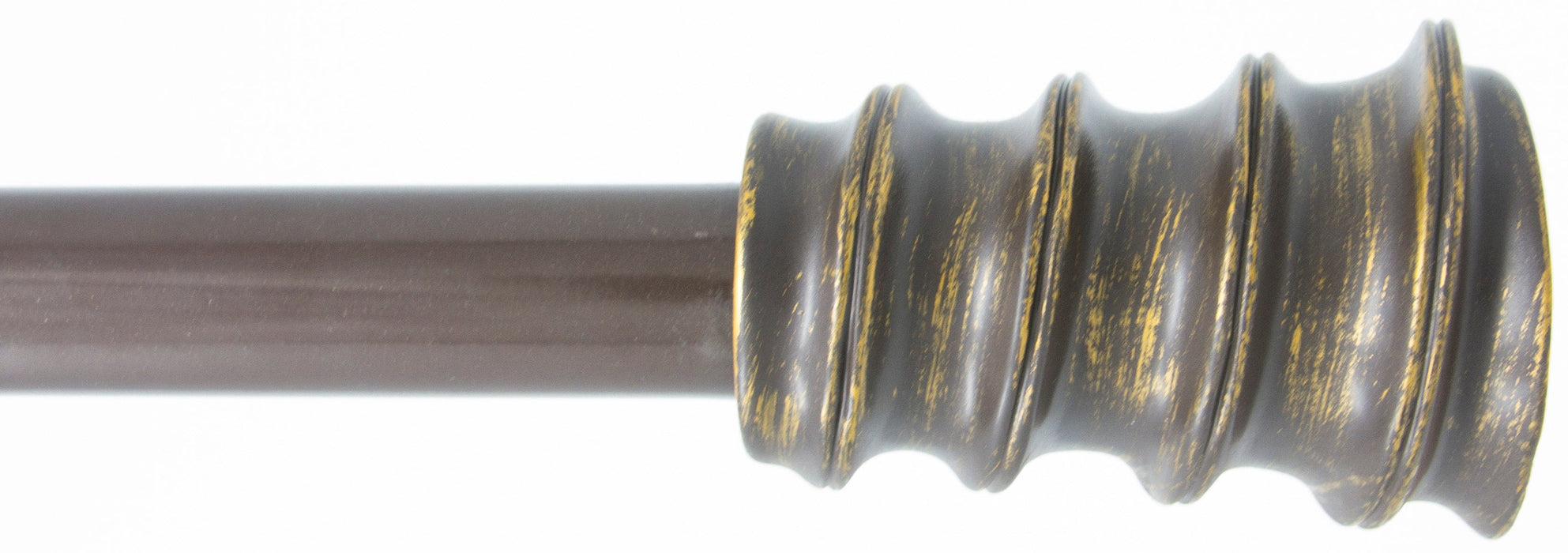Conto Curtain Drapery Rod, 1" Diameter, 6 Finishes, 3 Sizes