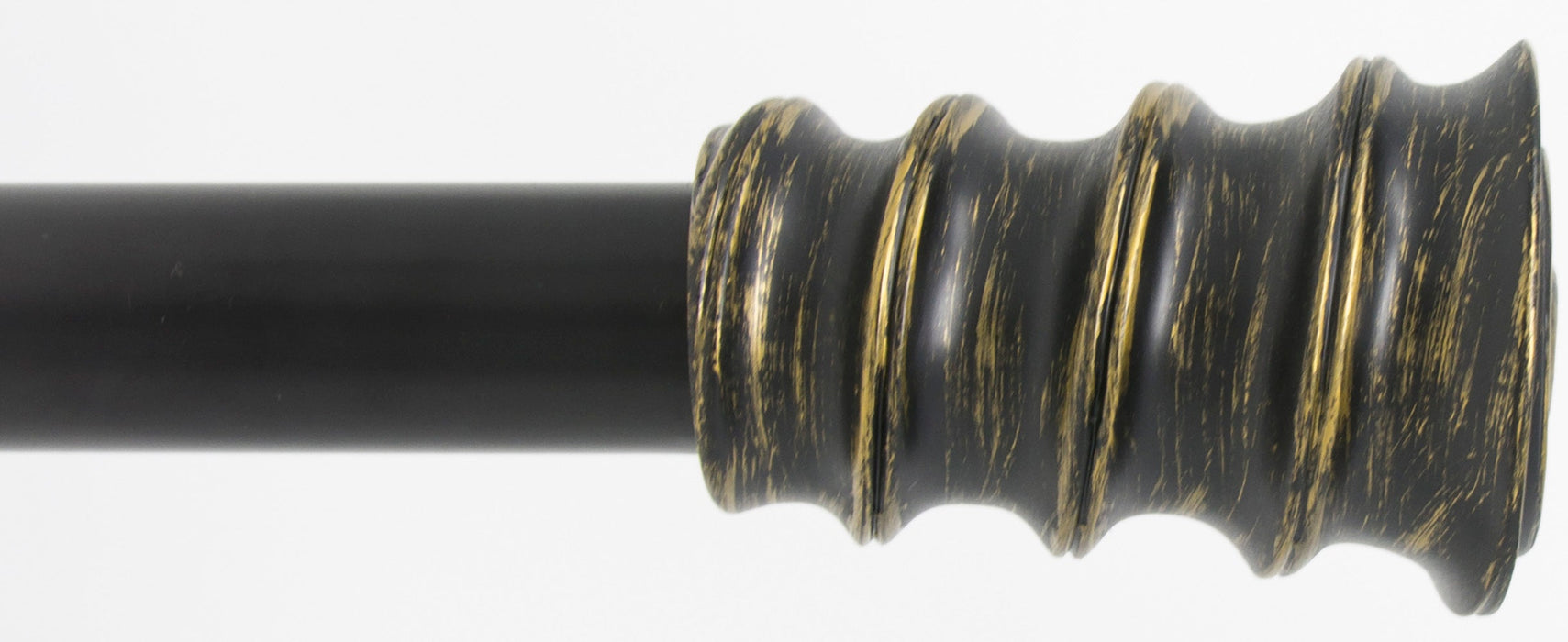 Conto Curtain Drapery Rod, 1" Diameter, 6 Finishes, 3 Sizes