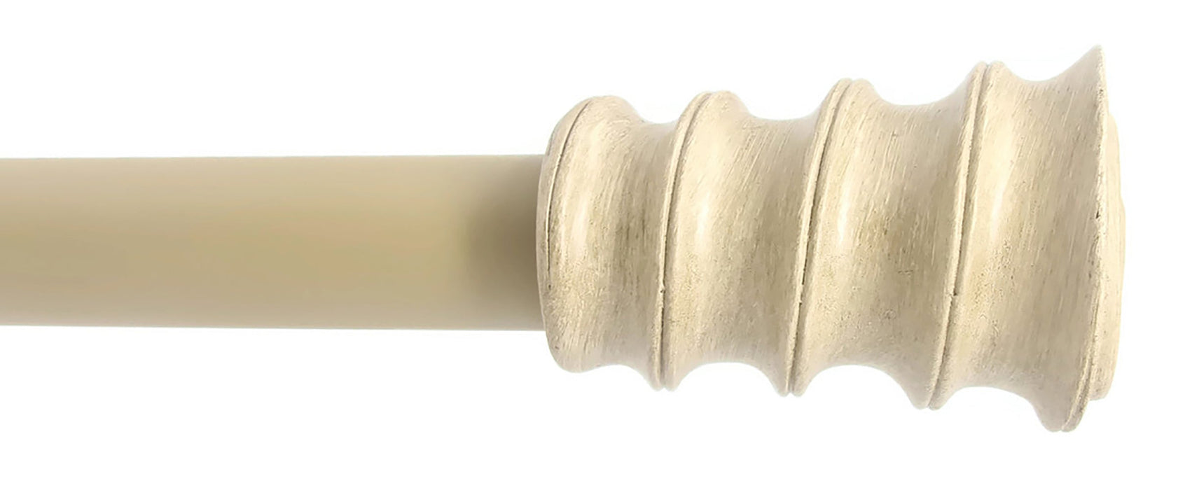 Conto Curtain Drapery Rod, 1" Diameter, 6 Finishes, 3 Sizes