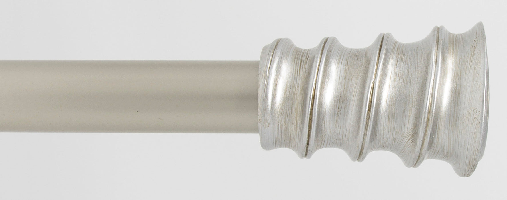 Conto Curtain Drapery Rod, 1" Diameter, 6 Finishes, 3 Sizes