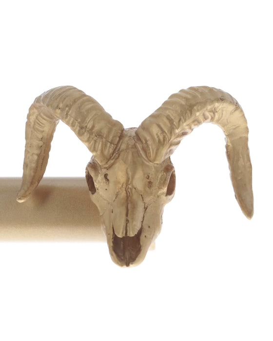 1-inch Diameter Ram Skull Curtain Rod