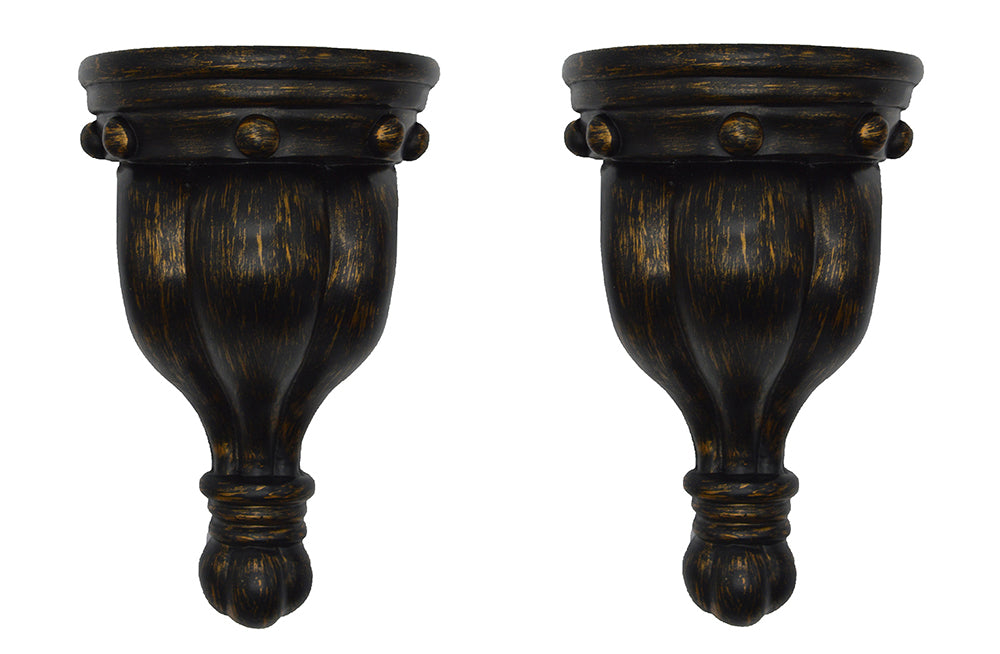 Rigaud Drapery Sconce, 1 3/4-inch Diameter
