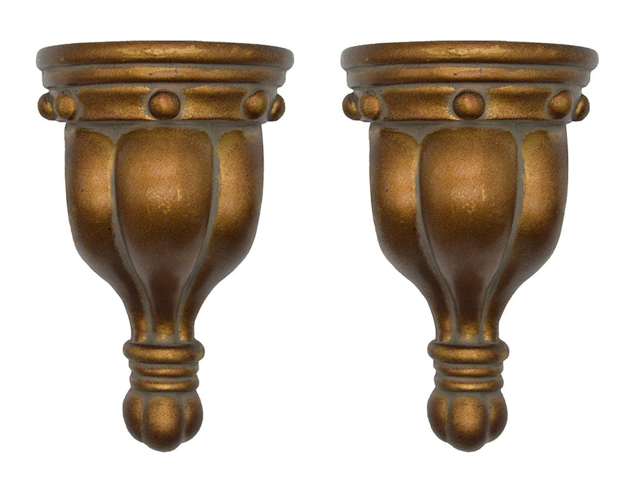 Rigaud Drapery Sconce, 1 3/4-inch Diameter