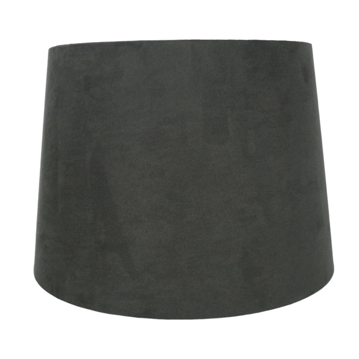 Suede French Drum 14" Lampshade - 13 Colors