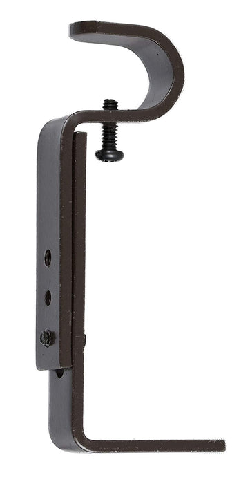 3/4 Inch Curtain Rod Bracket, Adjustable - 7 Finishes