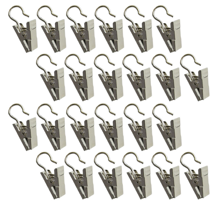 Stainless Steel Curtain Hooks with Clips