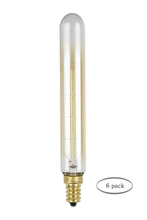 Urbanest T20 Squirrel Cage Edison Bulb, 5 3/4-inch Long, 25 Watt, E12 Base