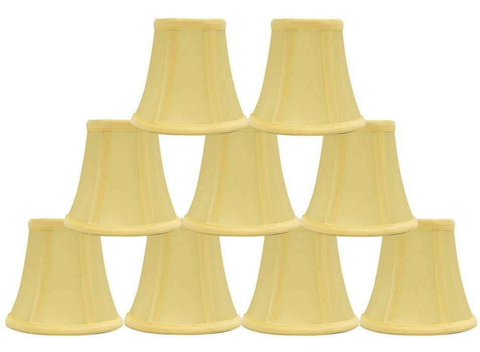 Silk 5-inch Bell Chandelier Lamp Shade - 9 Colors