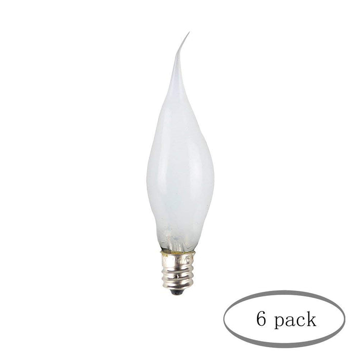 Urbanest Silicone Decorative Torpedo Light Bulbs, 3 Watt, 1-inch Diameter, 3 1/2-inch Length