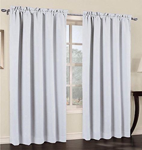 Set of 2 Blackout Curtain Panels - 7 colors